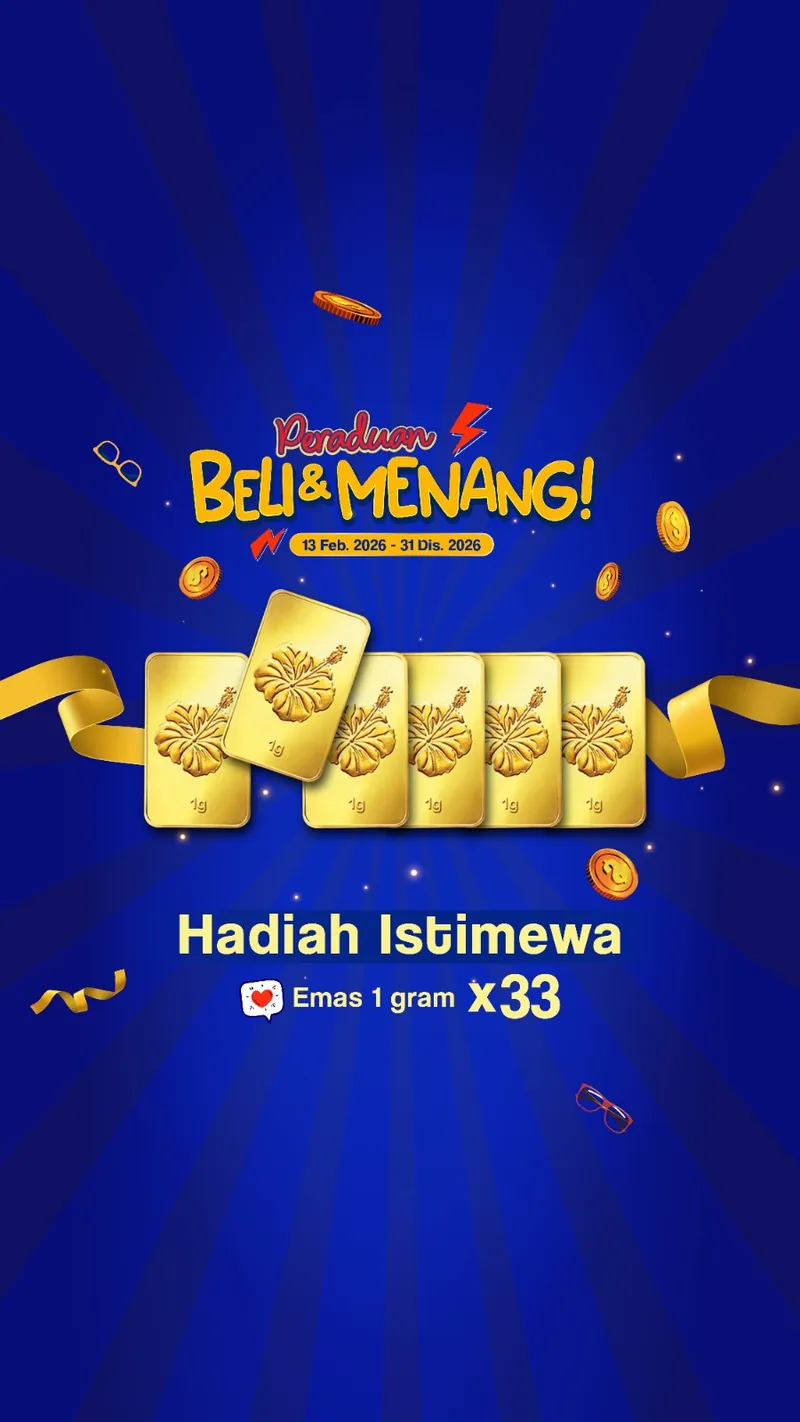 Monthly prize: one gram of gold